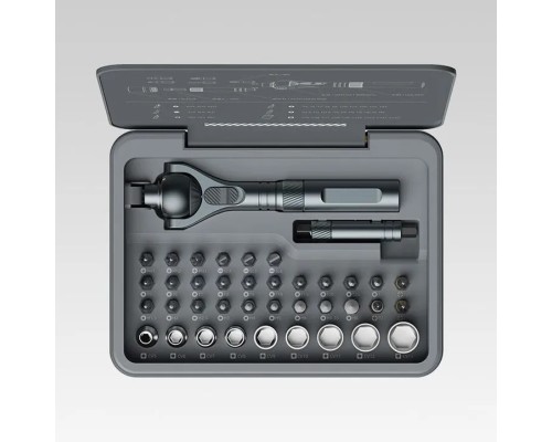 Набор инструментов DUKA Atuman RS2 Ratchet Screwdriver Set (37 насадок)