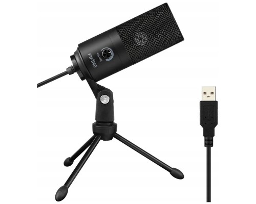 Конденсаторный микрофон Fifine K669B, черный