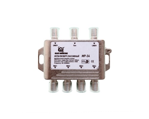 Мультисвитч Gi Galaxy Innovations MP-34 3x4 радиальный (Гэлекси Инновейшнс)