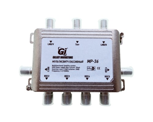 Мультисвитч Gi Galaxy Innovations  MP-36 3x6 радиальный (Гэлекси Инновейшнс)