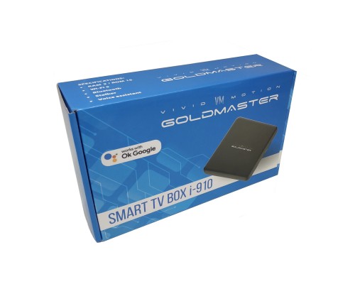 GoldMaster GM I-910 2/16GB - Смарт-приставка AndroidTV 10