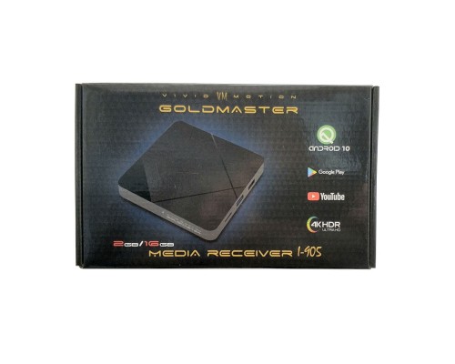 GoldMaster I-905 медиаплеер AndroidTV 10 / 2Gb/16Gb DDR3