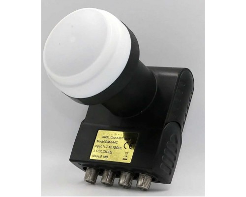 GoldMaster GM-144C, Black Edition Circular Quad LNB Круговой конвертер на четыре выхода