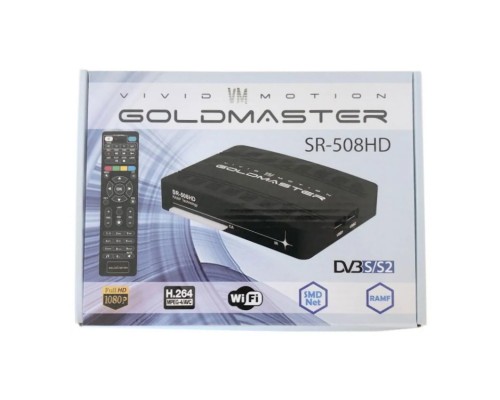 Спутниковый ресивер Gold Master SR-508HD Full HD DVB-S2 MPEG-4