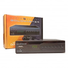 GoldMaster T717HD DVB-T/T2/C Цифровой эфирный приемник, приставка, ресивер