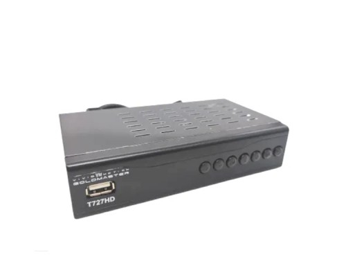 GoldMaster T727HD DVB-T/T2/C Цифровой эфирный приемник, приставка, ресивер