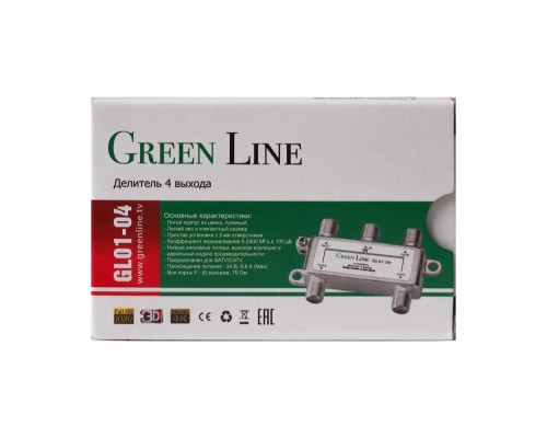Green Line GL01-04 сплиттер, делитель на 4 выхода
