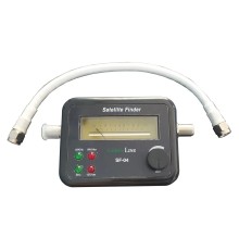 Комплект SatFinder Green Line SF-04 (Сатфайндер) + кабельная сборка 25см  - стрелочный (Прибор для настройки спутниковой антенны)