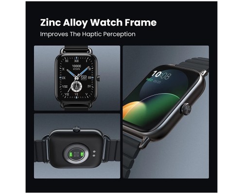 Умные часы Haylou RS4 PLUS Dual-Strap, черный (застежка и магнитный ремешки)