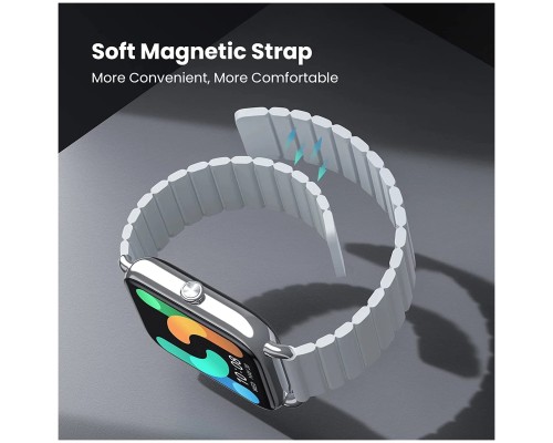 Умные часы Haylou RS4 PLUS, серебряный/магнитный