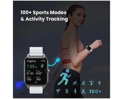 Умные часы Haylou RS4 PLUS, серебряный/магнитный