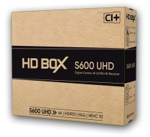 Спутниковый 4K ресивер HD BOX S600 UHD DVB-S2/T2/C (ЭйчДи Бокс)