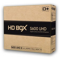 Спутниковый 4K ресивер HD BOX S600 UHD DVB-S2/T2/C (ЭйчДи Бокс)