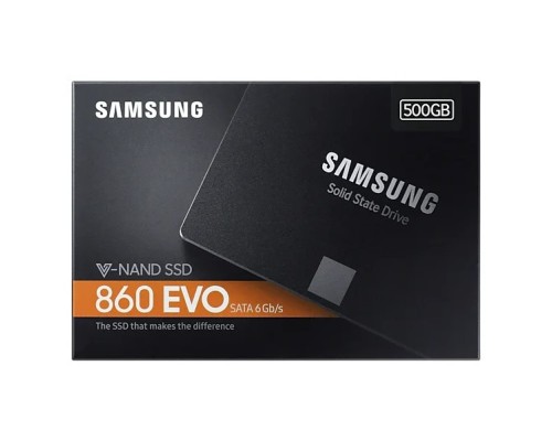 Твердотельный накопитель Samsung 860 EVO 500 ГБ SATA MZ-76E500BW