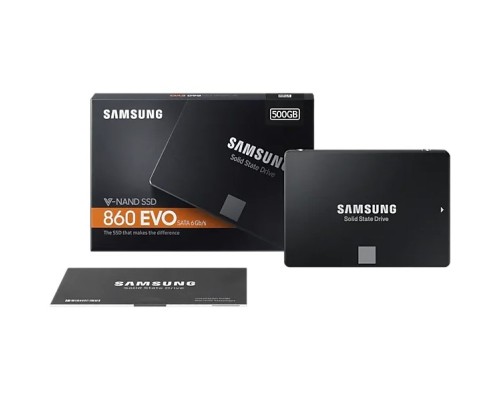 Твердотельный накопитель Samsung 860 EVO 500 ГБ SATA MZ-76E500BW