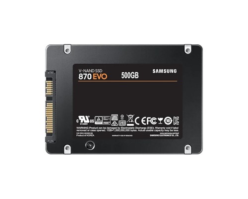 Твердотельный накопитель Samsung 870 EVO 500 ГБ SATA MZ-77E500BW