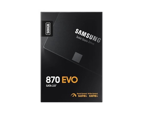 Твердотельный накопитель Samsung 870 EVO 500 ГБ SATA MZ-77E500BW