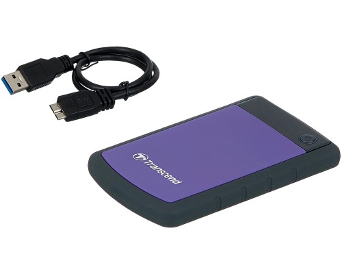 1 ТБ Внешний HDD Transcend StoreJet 25H3, USB 3.0, фиолетовый