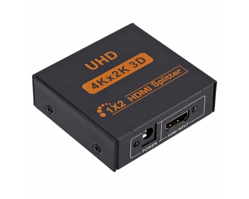 1x2 HDMI Splitter (Разветвитель / Делитель HDMI 1x2), черный