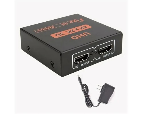 1x2 HDMI Splitter (Разветвитель / Делитель HDMI 1x2), черный