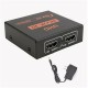 1x2 HDMI Splitter (Разветвитель / Делитель HDMI 1x2), черный