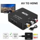 Конвертер-переходник из AV 3RCA (тюльпаны) в HDMI, 1080p, черный (AV2HDMI)