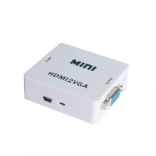 Конвертер-переходник из HDMI в VGA + 3,5 jack audio HDMI2VGA