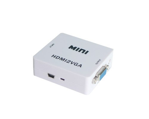 Конвертер-переходник из HDMI в VGA + 3,5 jack audio HDMI2VGA
