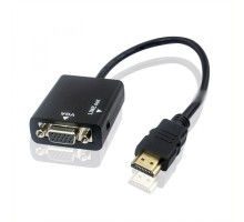 Конвертер-переходник из HDMI в VGA + 3,5 jack audio HDMI2VGA