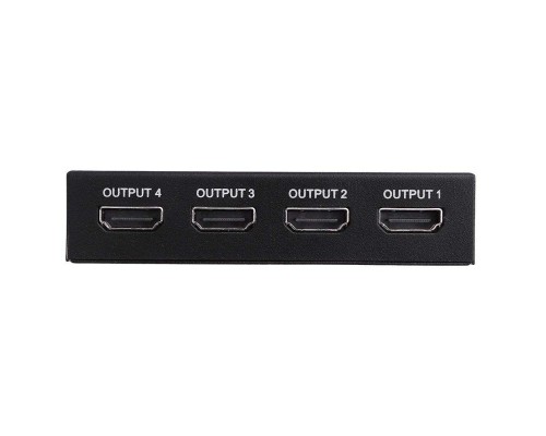 HDMI Splitter 1x4 (Разветвитель / Делитель HDMI 1x4), черный
