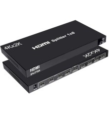 HDMI Splitter 1x8 (Разветвитель / Делитель HDMI 1x8), черный