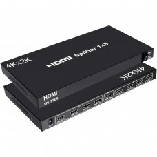 HDMI Splitter 1x8 (Разветвитель / Делитель HDMI 1x8), черный