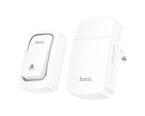 Беспроводной дверной звонок Hoco Hl26 Wireless Doorbell Set, белый