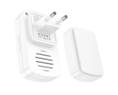 Беспроводной дверной звонок Hoco Hl26 Wireless Doorbell Set, белый