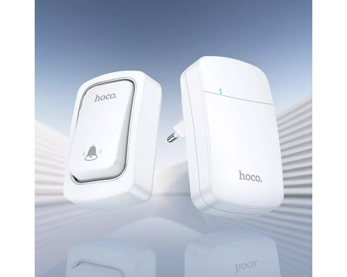 Беспроводной дверной звонок Hoco Hl26 Wireless Doorbell Set, белый