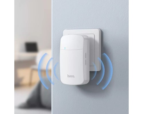 Беспроводной дверной звонок Hoco Hl26 Wireless Doorbell Set, белый