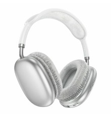 Беспроводные наушники накладные Hoco W55 Plesing BT headphones серебро
