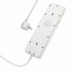 Сетевой фильтр Hoco AC13A 5 гнезд + Type-C USB-C + 3USB 1.5м 2,5кВт белый