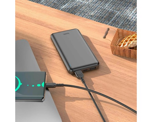 Внешний аккумулятор HOCO J100 High-Ranking 10000 mAh, черный