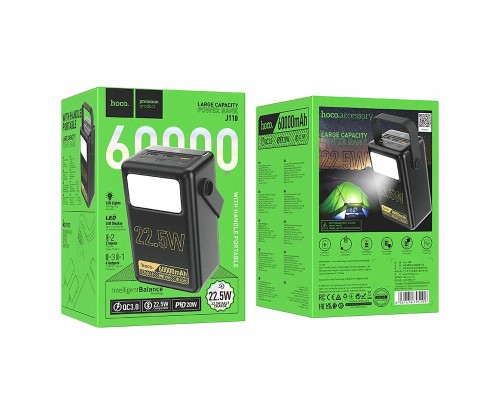 Внешний аккумулятор Hoco J110 60000mAh, черный