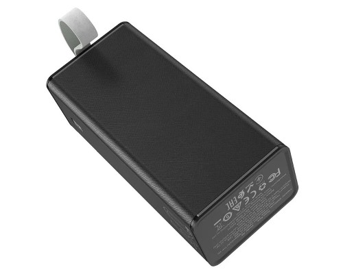 Внешний аккумулятор Hoco Power Bank  J86 22,5W, 40000mAh, черный, с фонариком