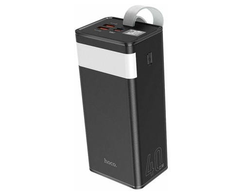 Внешний аккумулятор Hoco Power Bank  J86 22,5W, 40000mAh, черный, с фонариком