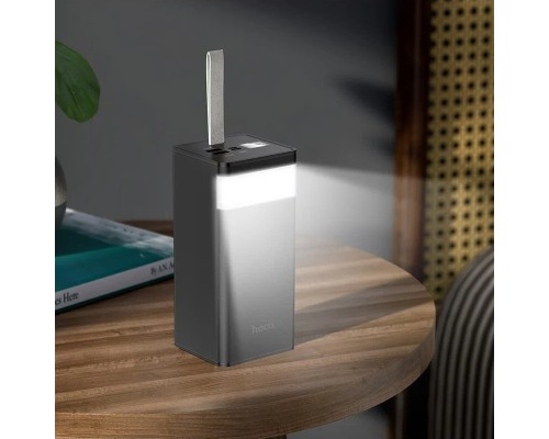 Внешний аккумулятор Hoco Power Bank  J86A 22,5W, 50000mAh, черный, с фонариком