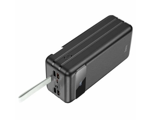 Внешний аккумулятор Hoco Power Bank J86B 22,5W, 60000mAh, черный, с дисплеем, с подсветкой