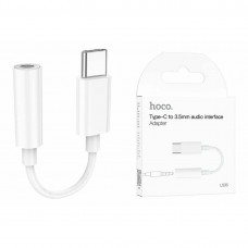 Адаптер HOCO LS35 USB Type-C to 3.5mm Audio. Переходник для наушников, для Apple iPhone 15 / iPad / Samsung 