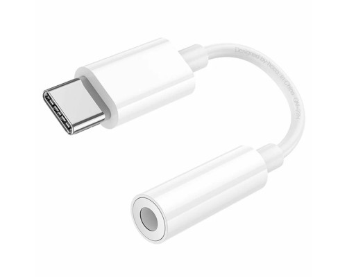 Адаптер HOCO LS35 USB Type-C to 3.5mm Audio. Переходник для наушников, для Apple iPhone 15 / iPad / Samsung 