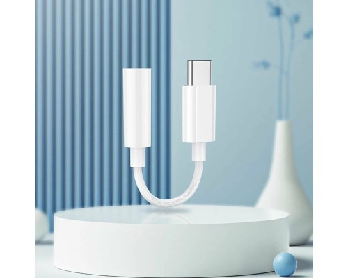 Адаптер HOCO LS35 USB Type-C to 3.5mm Audio. Переходник для наушников, для Apple iPhone 15 / iPad / Samsung 