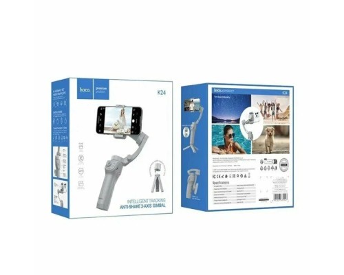 Стабилизатор Hoco K24 для фото и видеосъемки со смартфона, серый