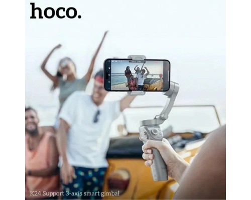 Стабилизатор Hoco K24 для фото и видеосъемки со смартфона, серый