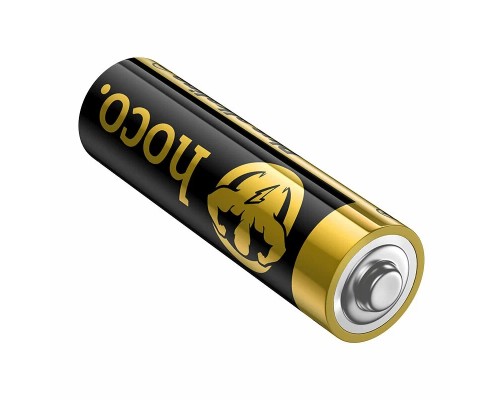 Батарейка алкалиновая HOCO JA2, AAA - LR03 - 1.5V, 10 штук, черный